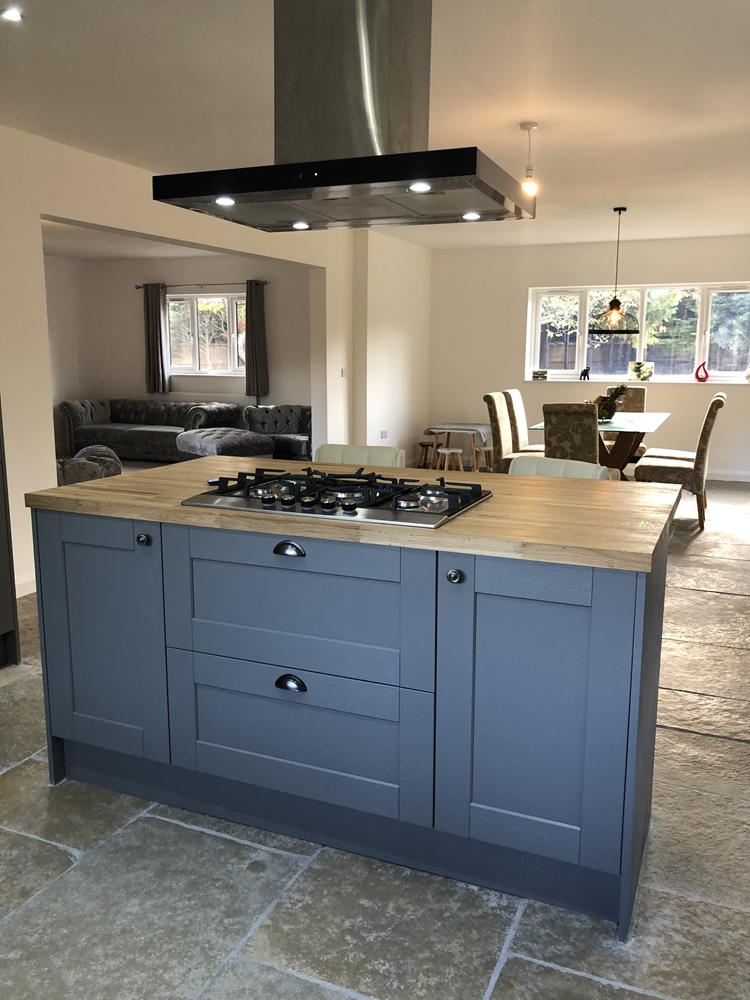 newly fitted home extension kitchen by Arkview
