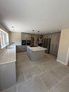Newly fitted kitchen