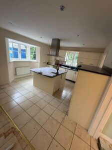 Newly fitted kitchen